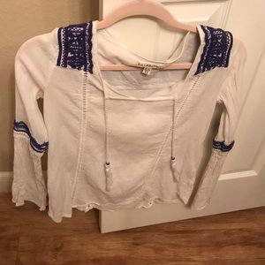 Embroidered Billabong Blouse